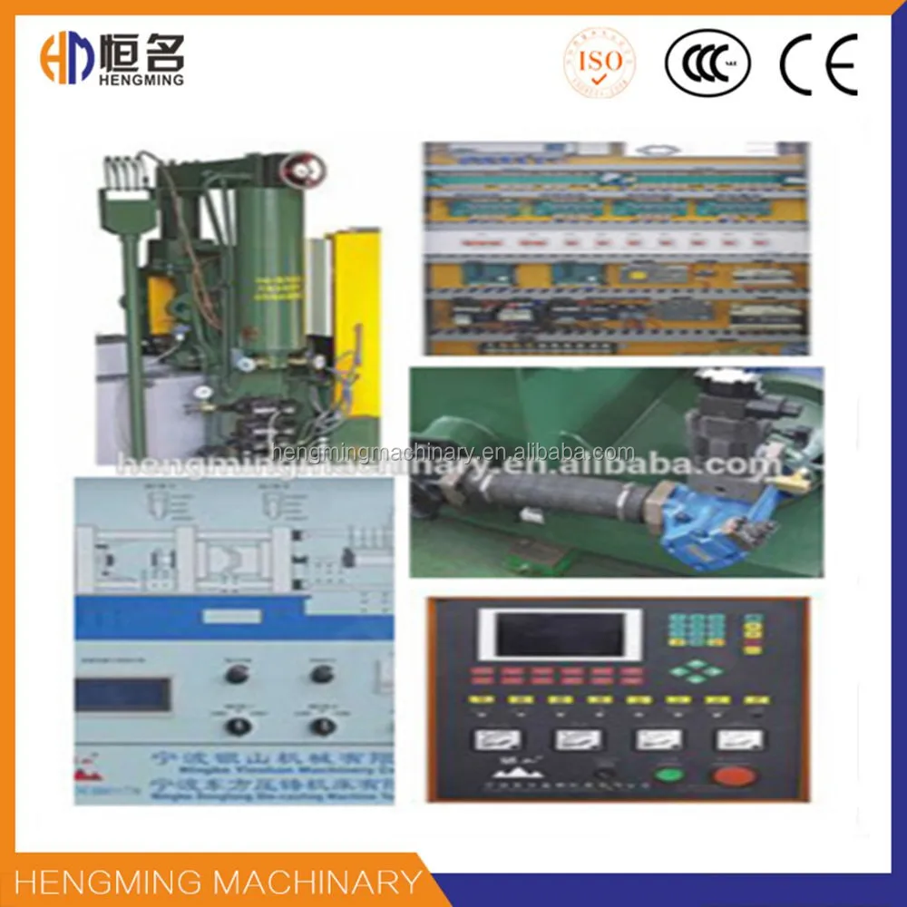 Hot chamber die casting machine for injection zinc parts