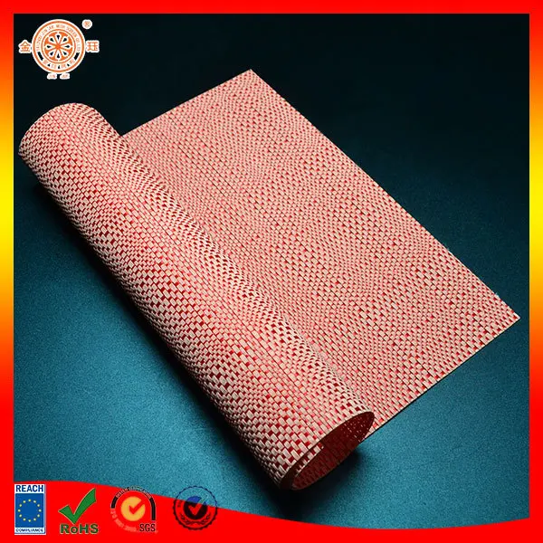 pvc woven rattan floor mat material synthetic rattan raw material by roll dance floor amt gym floor mat swimming pool mat