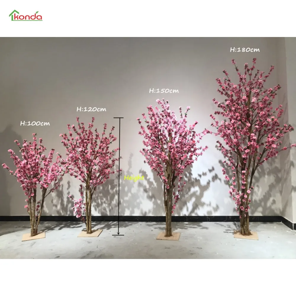 100 см высота свадебные украшения стола Para Сакура искусственный цветок вишни пластик дерево цветы сакуры