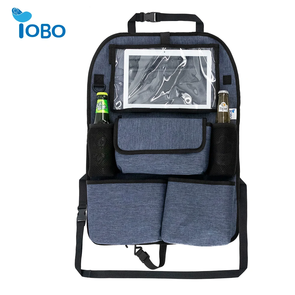 
Durable car accessory waterproof back seat organizer with car seat storage bag 