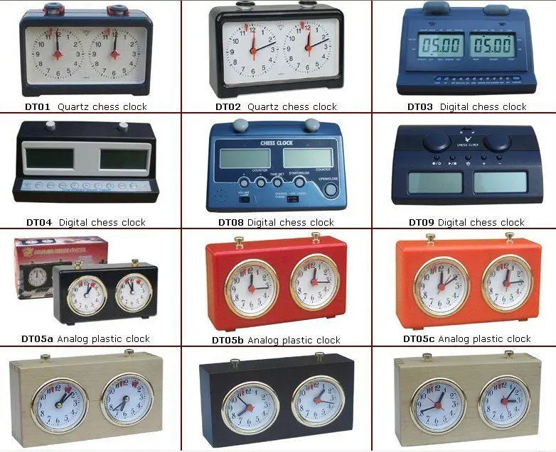 digital chess timer analog chess timer quartz chess timer