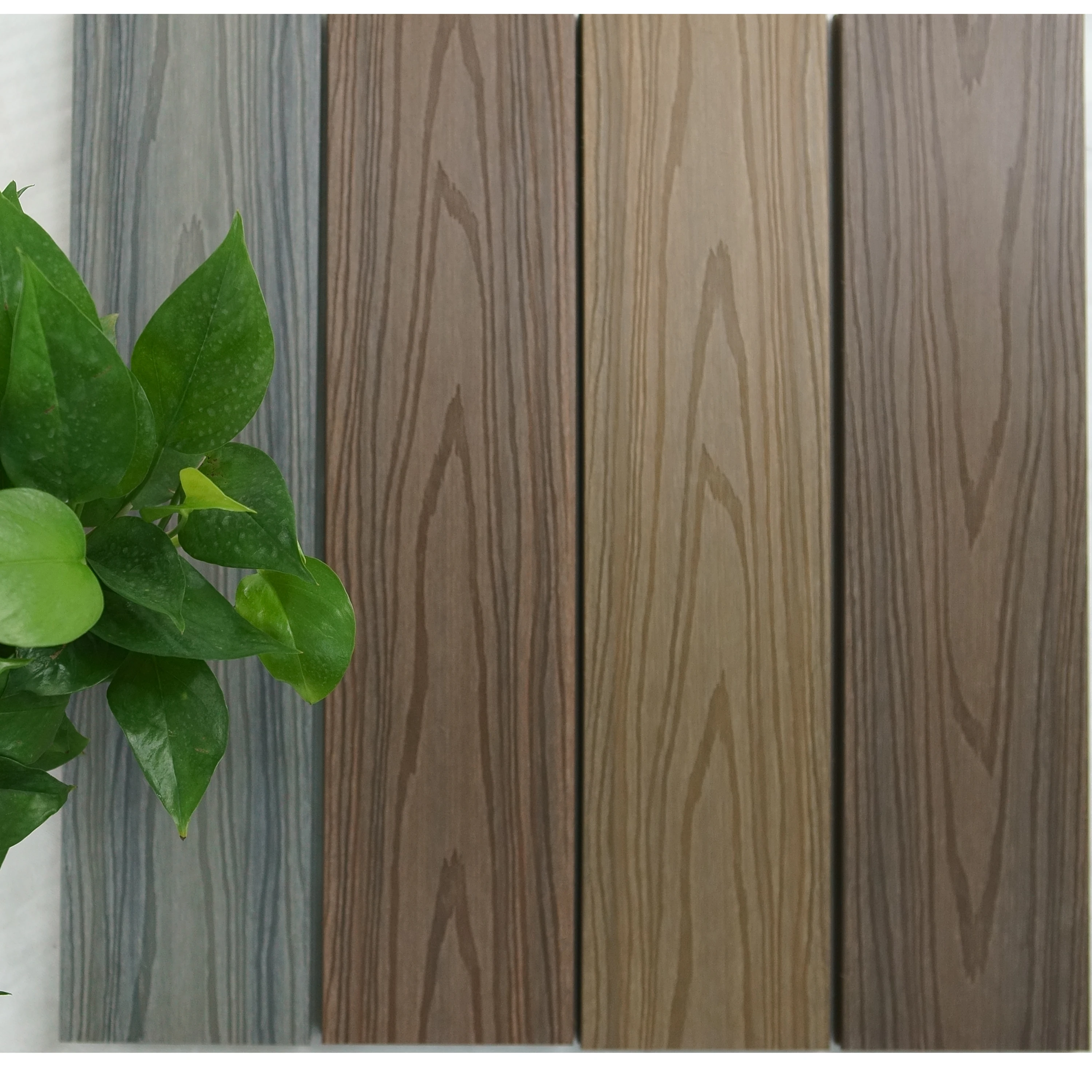 co-extrusion deck flooring outdoor round hollow bamboo decking timber