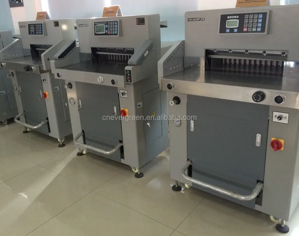 hydraulic paper guillotine, China super quality paper cutting machine