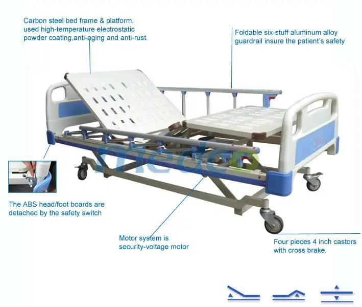 PX303 Ultra-low design electric hospital bed pediatric electric bed