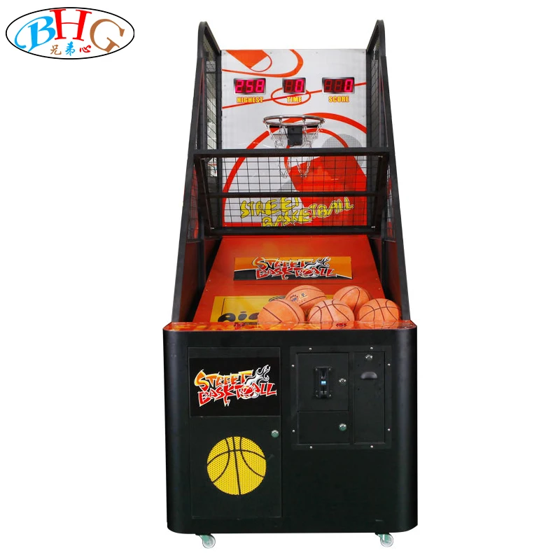 The hottest coin pusher electronic indoor  basketball machine for arcade games center/gym