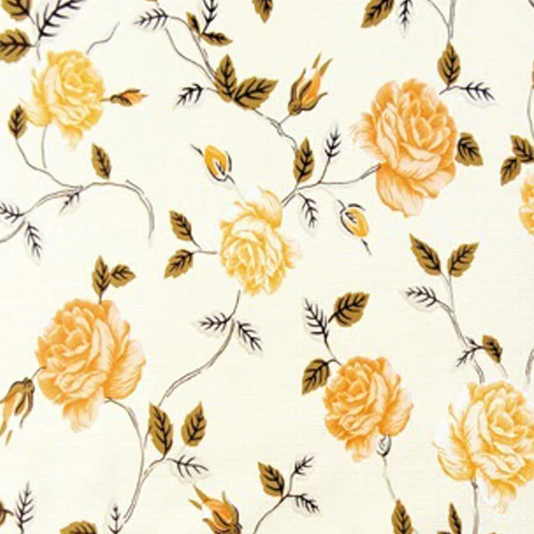 PVC home decorative flowers printed vinyl adhesive film rolls for kitchen