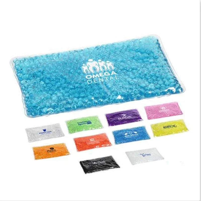 Hot cold round shape ice pack relief pain ice bead bag gel ice bead pack