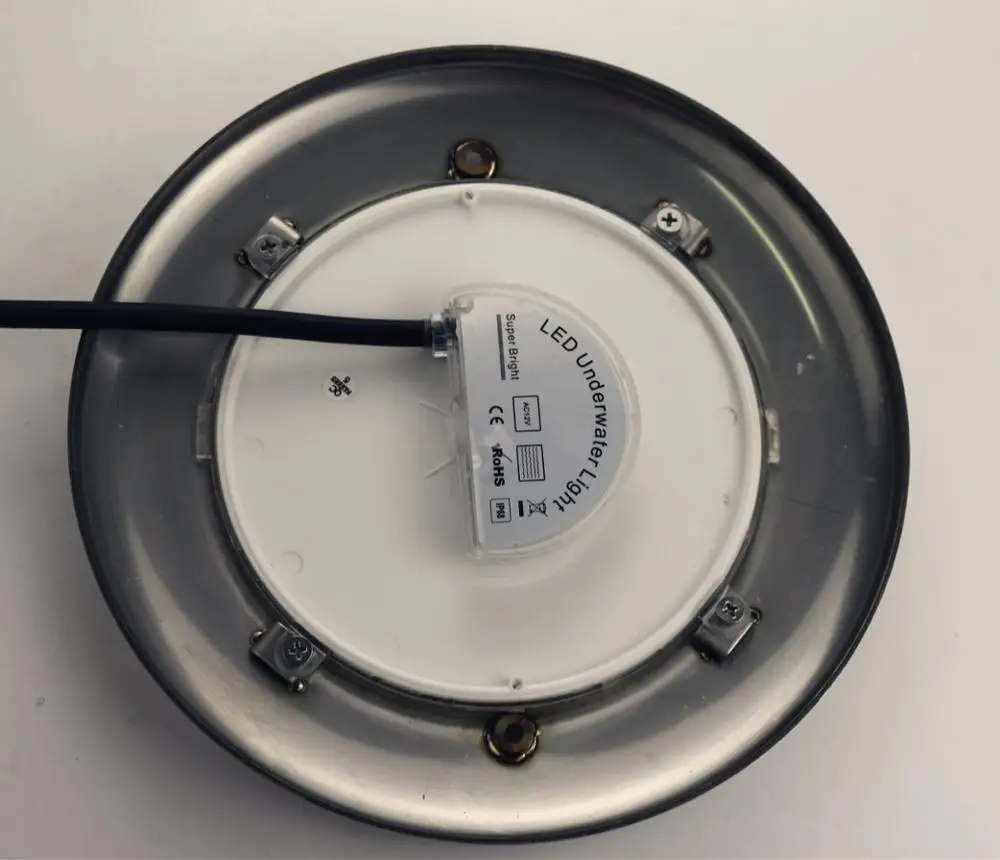 Hentech NEW 2mm Thickness INOX 316L Led pool light 12VAC  33W CW/NW/WW 100% Resin Filled/Underwater light/IP68