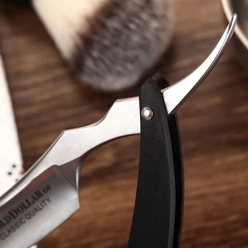 Cut Throat Shaving Straight Razor Carbon Steel Barber Sharpen Straight Razor Shave German Safty Shaver Throat Razors