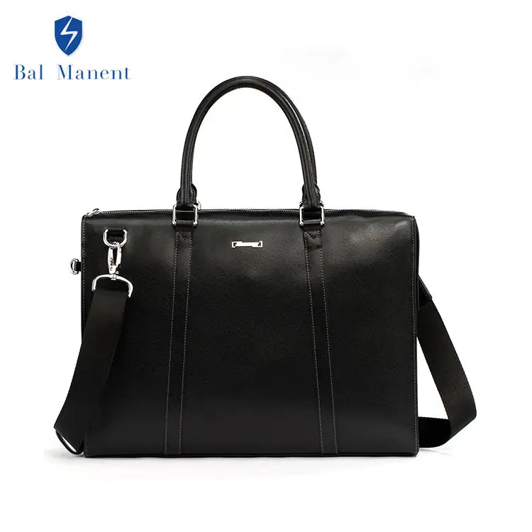 Custom Genuine Leather Bag For Men Handbags private label luxury handbags