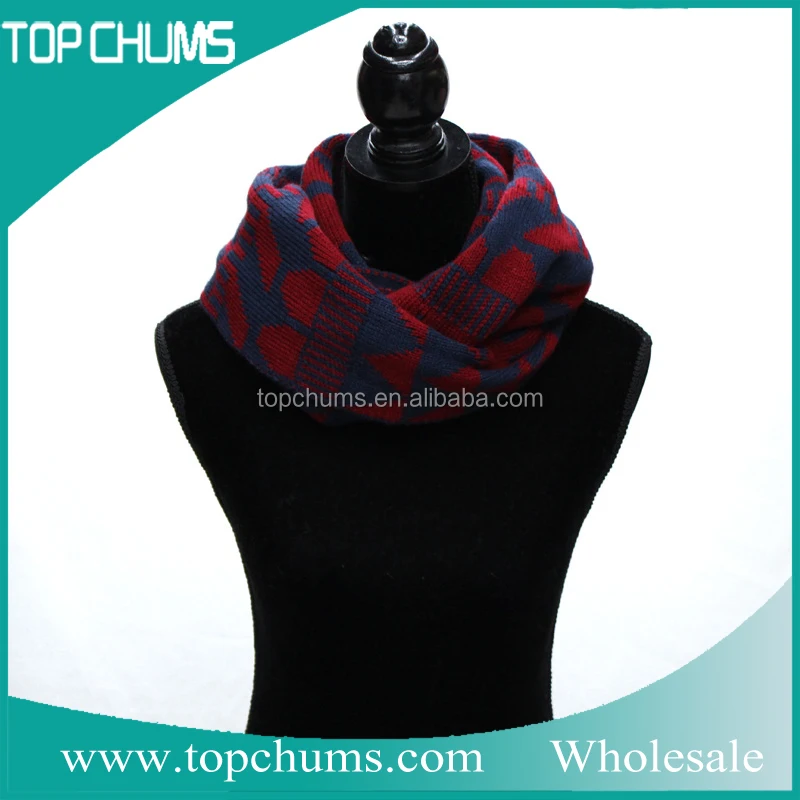 Мода джентльмен Отпечатано зима осень вязать шею ЕВРОПА стиль шарф