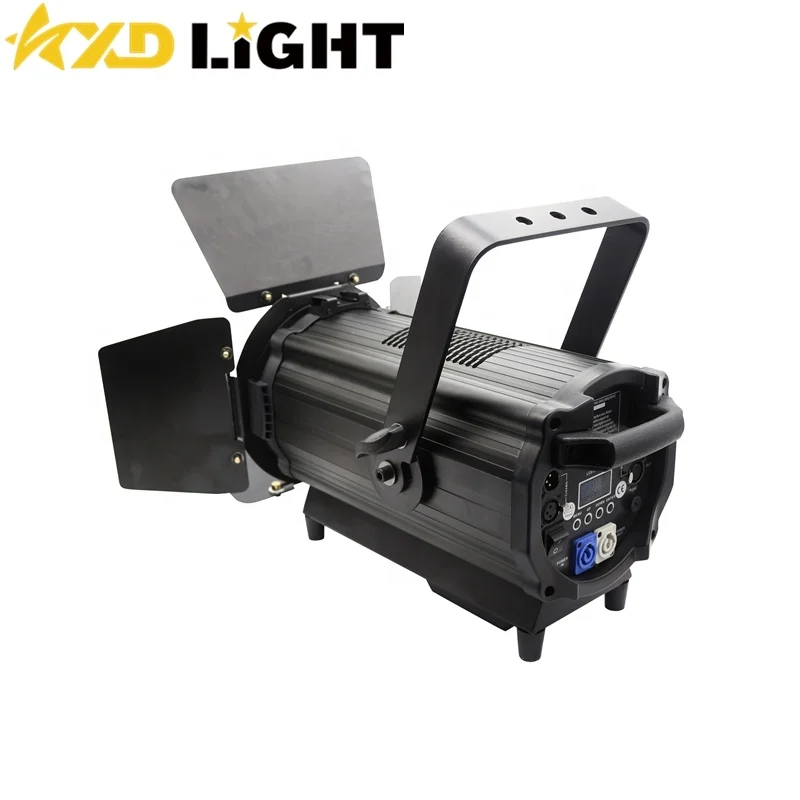 200Watt LED Daylight Photography Camera Studio Video Film Bi-Color 200W White COB Fresnel Spot Light With Barndoor RGBW Optional