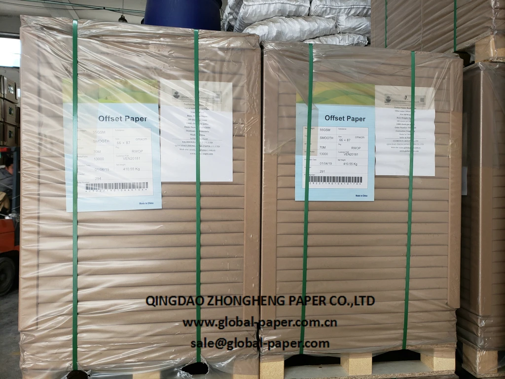 high whiteness good bond printing paper used on high speed printing machine for making excise book