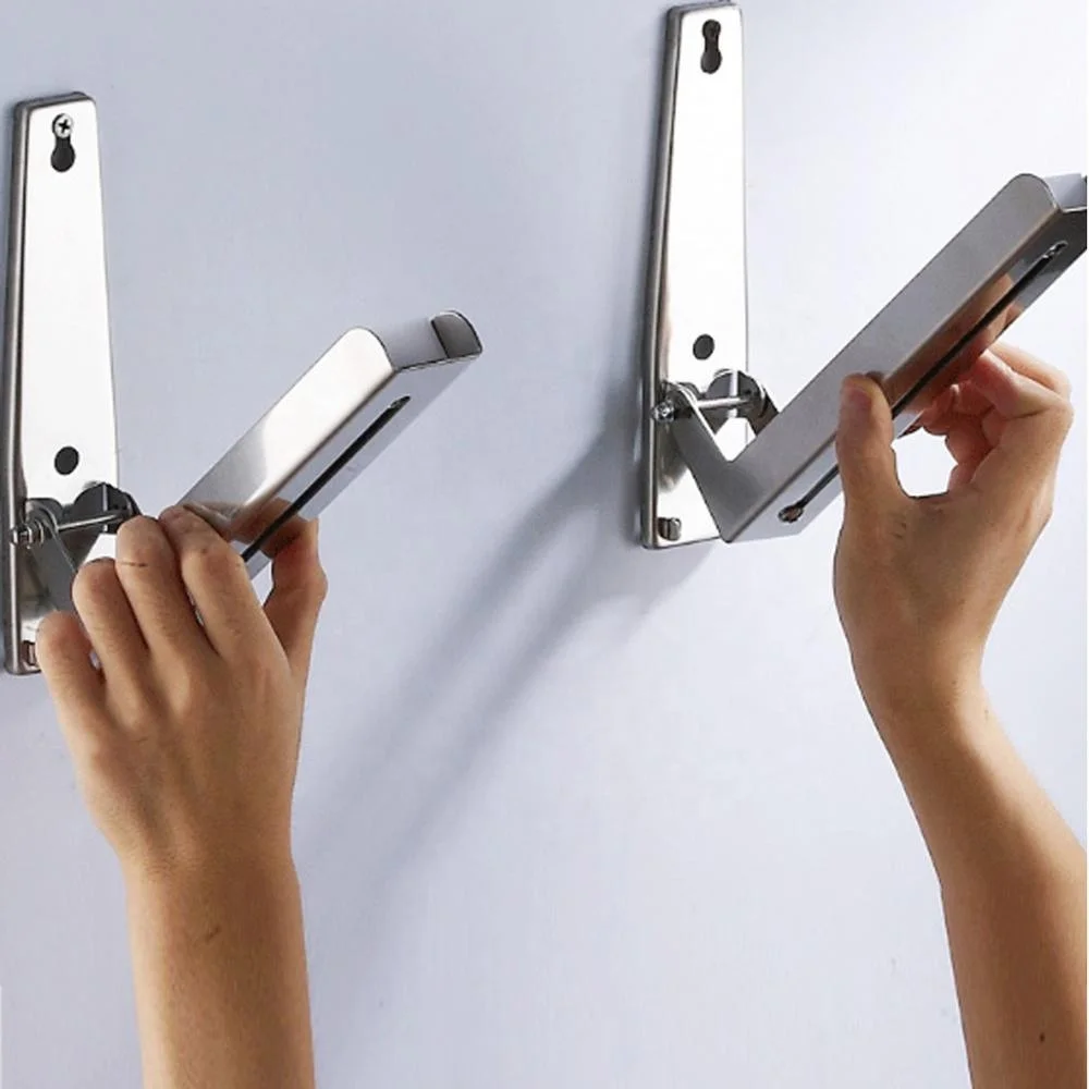 Регулируемый кронштейн для полки алюминиевый угловой крепления панели оптом из нержавеющей стали Современная другая фурнитура