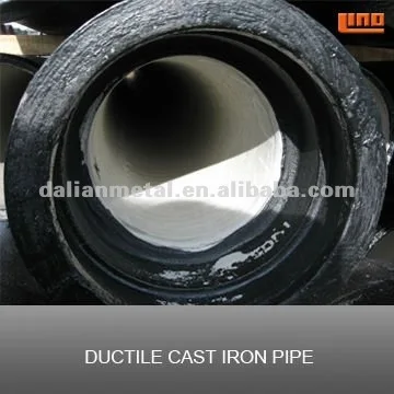 EN877  Ductile Dn250 Cast Iron Pipe K9 Hubless Soil Pipe