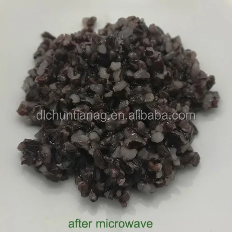 
Organic puffed black rice, instant rice 