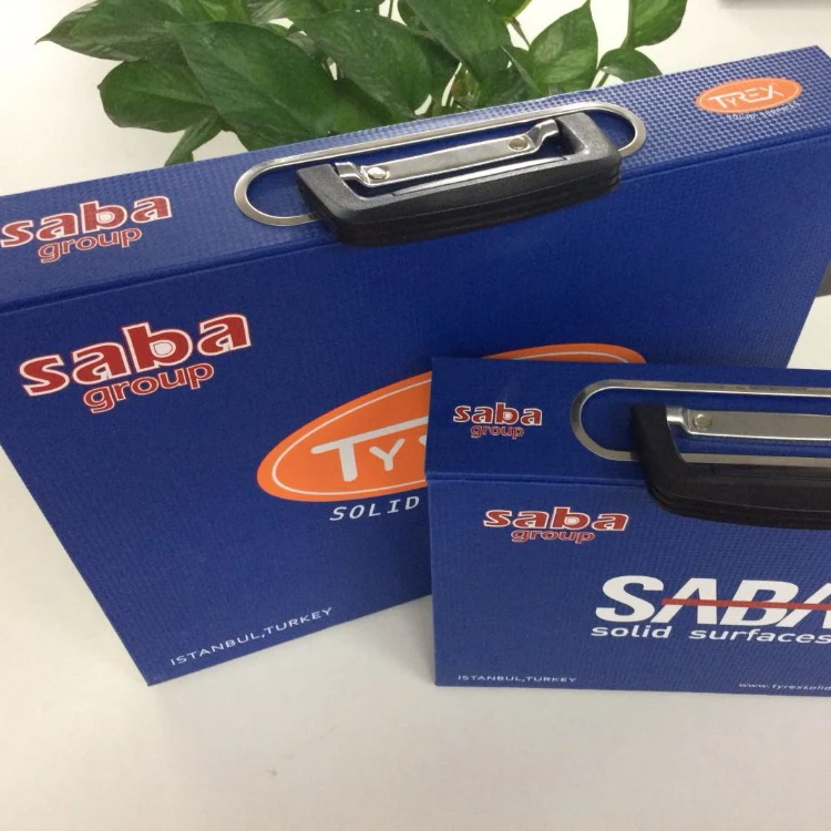 Wooden Stone Sample Suitcase/Display box