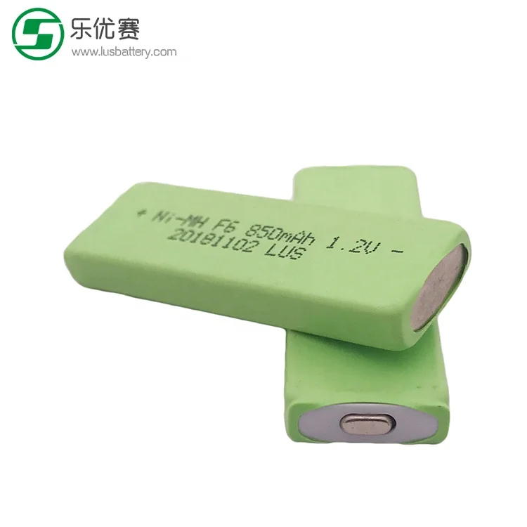 1.2V rechargeable battery size F6 Nickel Metral Hydride NIMH Prismatic Cell 750mAh H750-F6