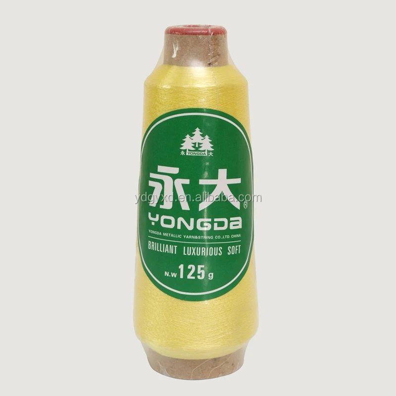 
metallic yarn YONGDA Registered Trademark metallized yarn 