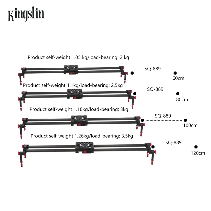 High Quality SHOOT Glide Track Factory Price 60CM-120cm  carbon fiber DSLR Video Camera Slider