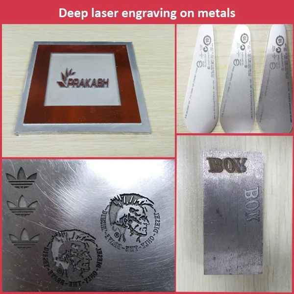 1mm Deep Metal Fiber Laser Engraving Machine / 50W /100W IPG Laser Marker