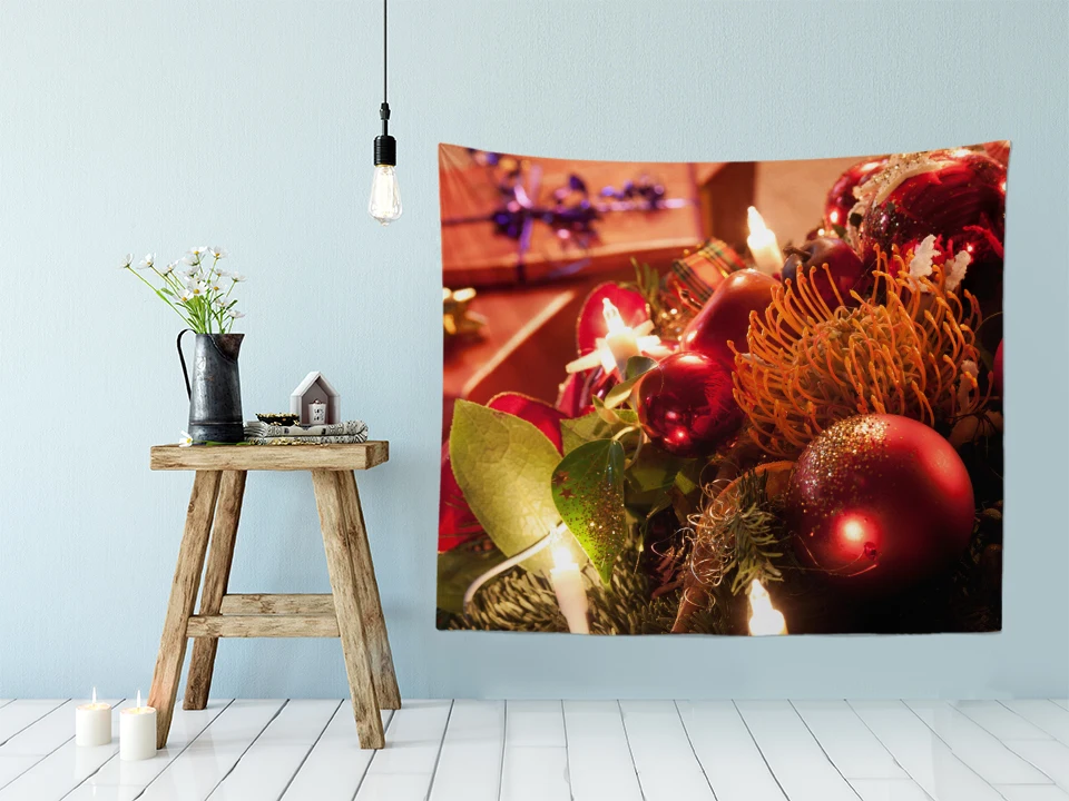 130x150cm Christmas Fast Delivery Drop Ship Wholesale Custom Wall Tapestry