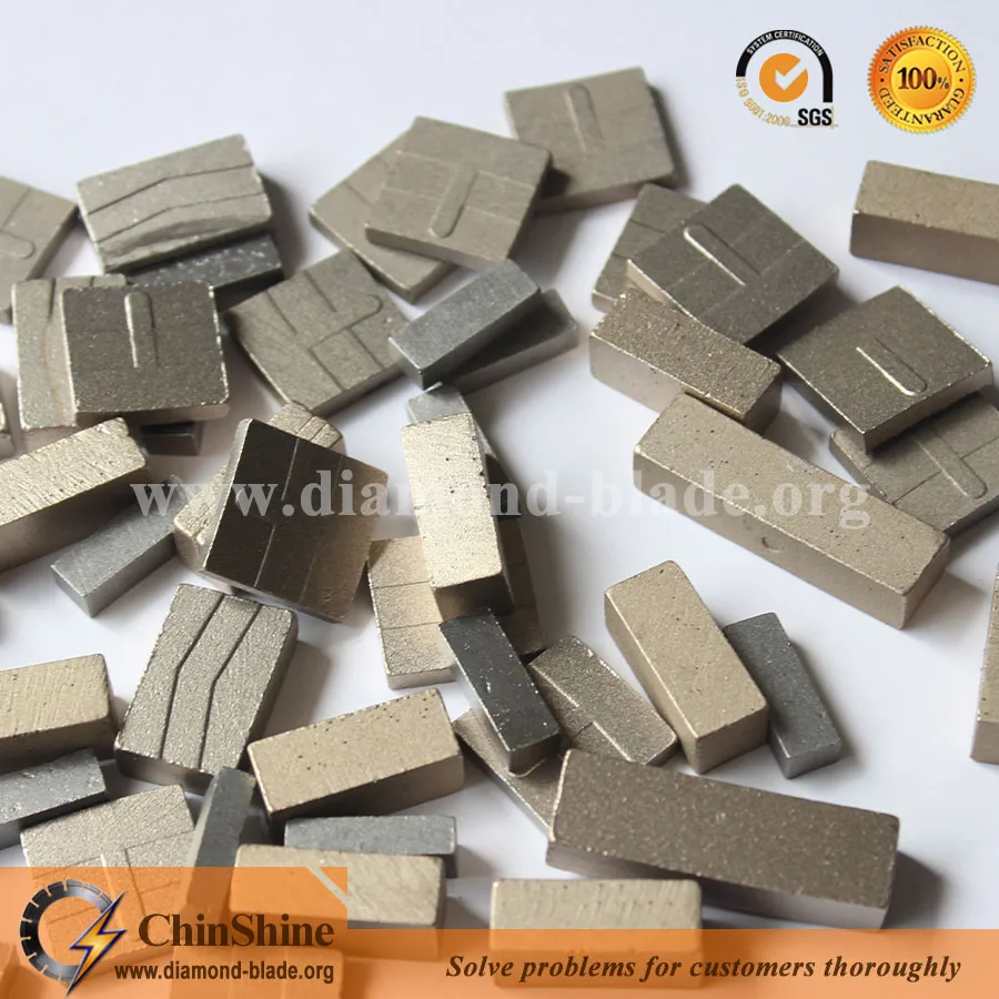 China cobalt diamond stone cutting segment for granite marble limestone sandstone for sale