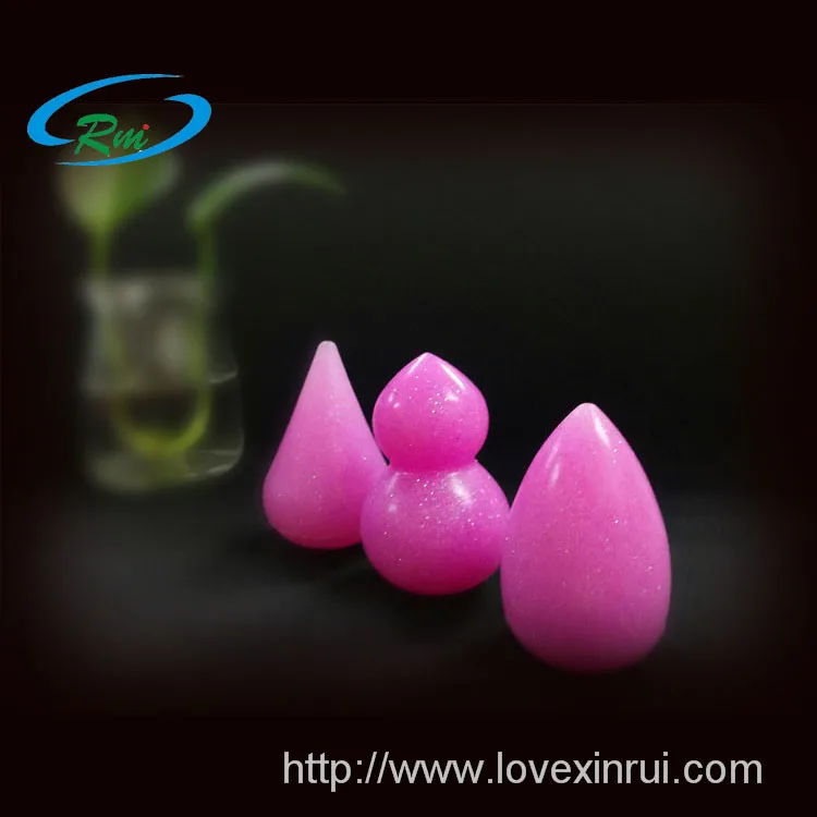 
Newest Sweet Silisponge Makeup Blender Glitter 3D Silicone Puff 