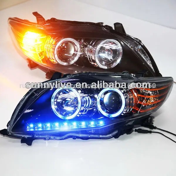 венчик альтис осветительной головки для toyota 2008-10 год черное дно синий свет v3 типа