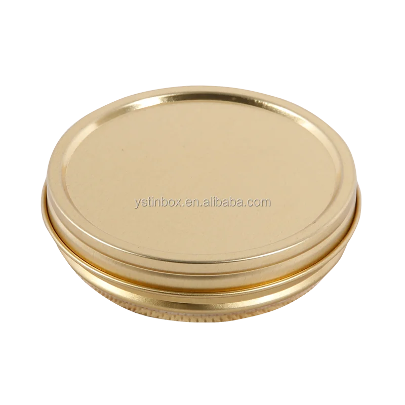 Golden First Class High Quality Caviar Food Packaging Tin Cans