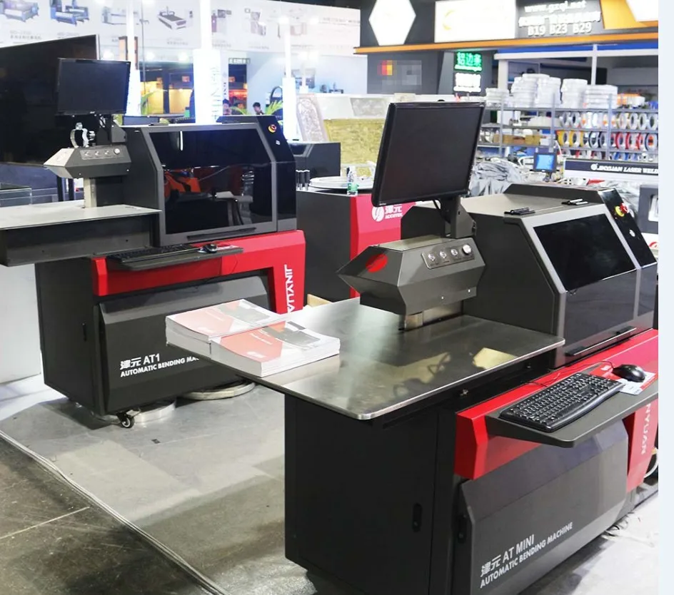 Overseas Store Accutek full function Auto Channel Letter Bending Machine metal sheet bending machine