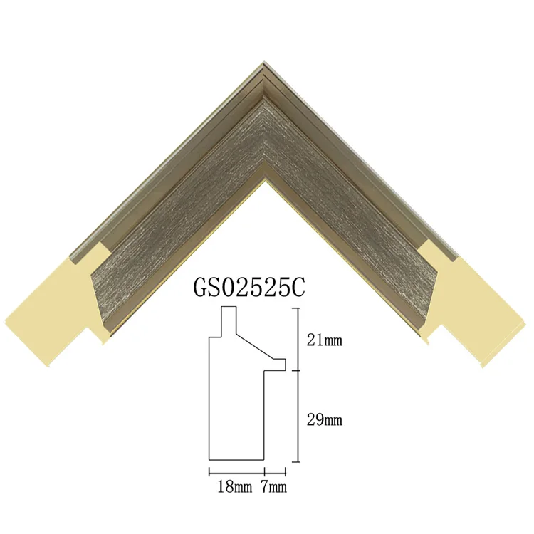 Hualun Big Factory Wholesale Cheap 3D PS Plastic Decorative Photo Frame Mouldings Online Shopping