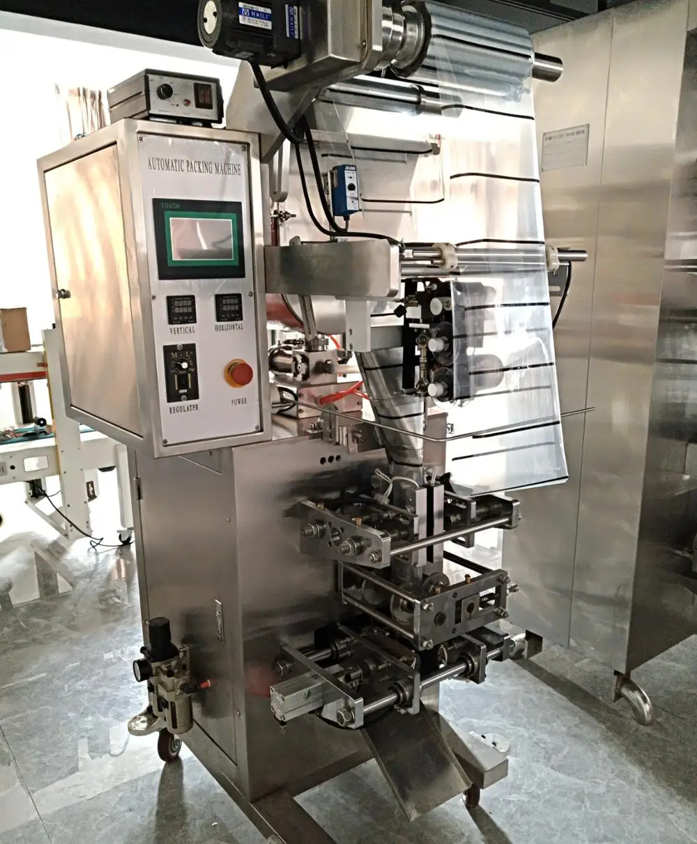 Bagged tomato sauce peanut butter cream paste piston filler sealer and coder 5- 100g