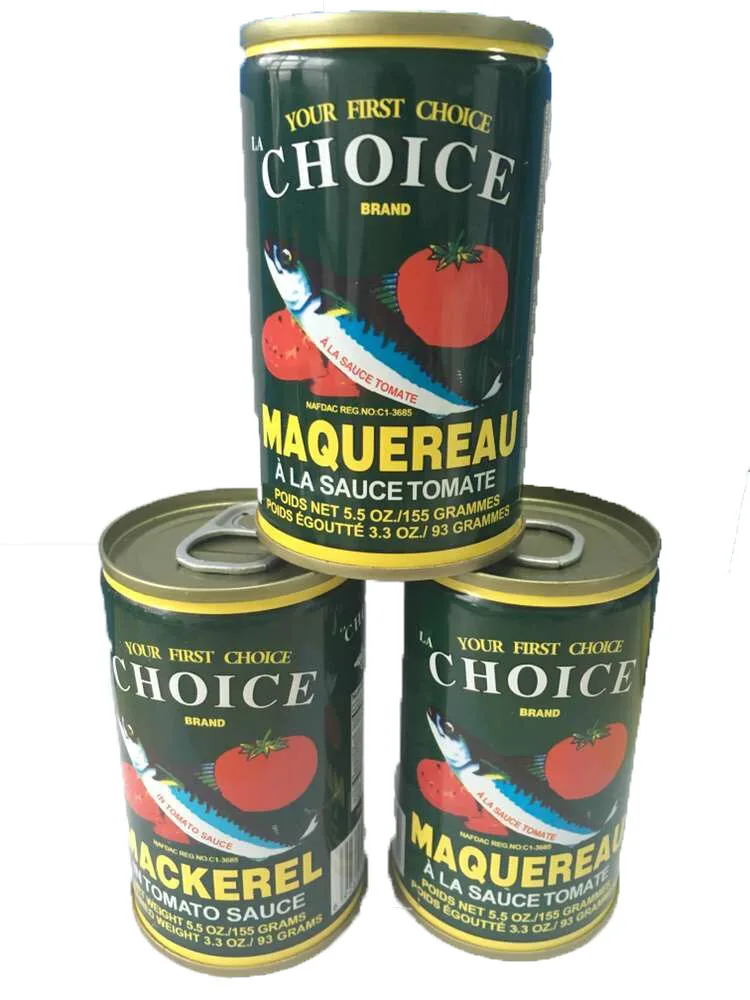 425g Canned mackerel, Canned pilchards in tomato sauce