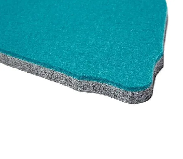 100% звукопоглотитель ПЭТ Полиэстеровая акустическая панель фетровая настенная доска