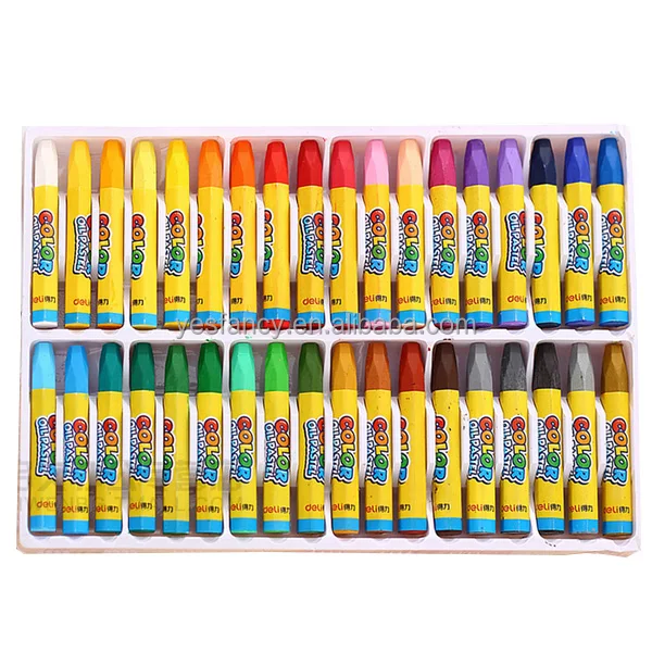 hot selling hexagonal oil pastel wax crayon for children