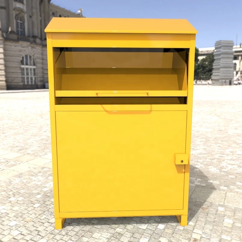 Дверь к двери цена одежда обувь сумки recycle bin пожертвование bin из стали горячие продажи бункеры, включая доставка