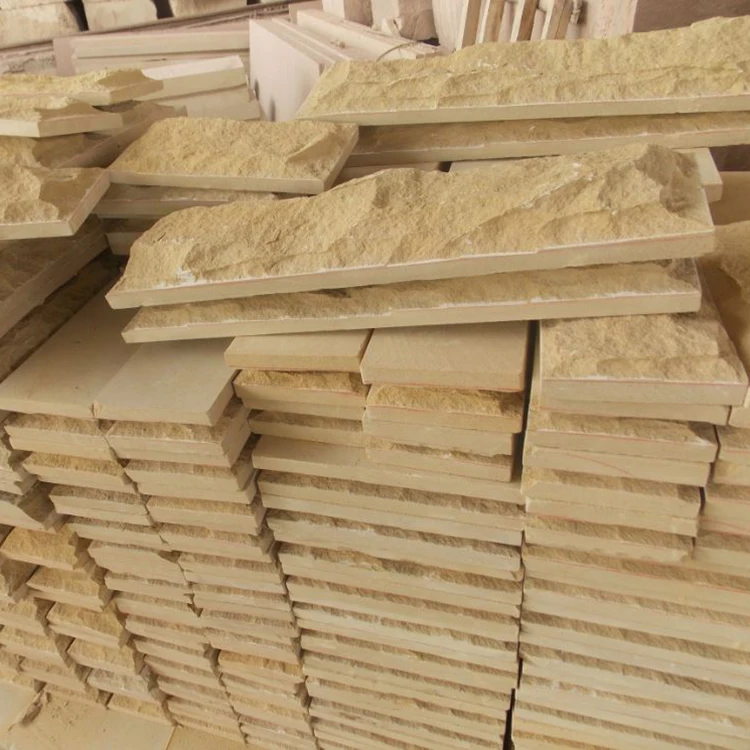 Natural Yellow Beige Sandstone for Outdoor Floor Tiles Dholpur Beige Sandstone Paving Marble