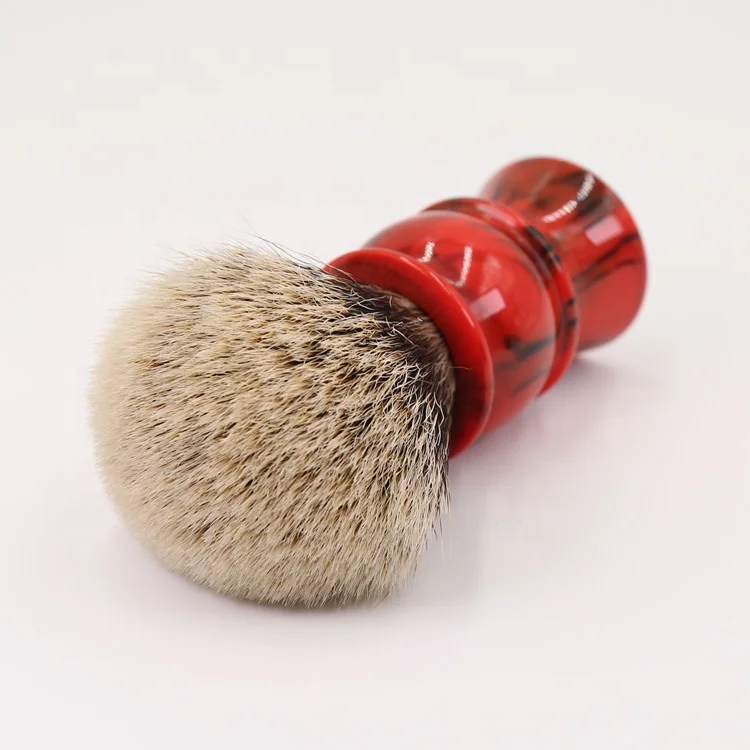 YAQI 26MM Resin handle badger hair mens shaving brush custom logo
