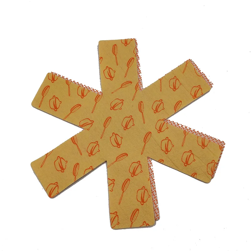 Fashion design flower polyester fiber needle punched Non Woven Fabric Pot Mat