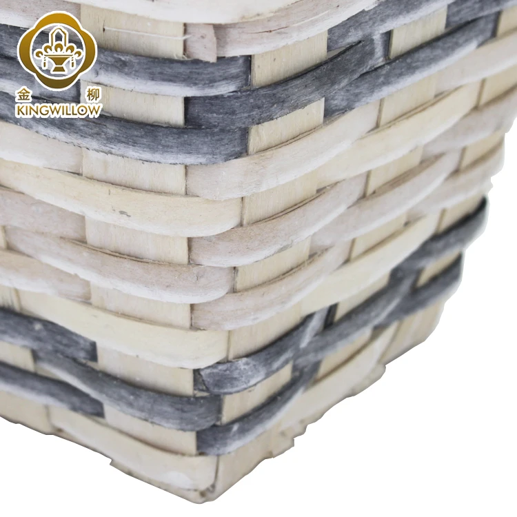 China suppliers small woodchip flower pot wooden flower planter