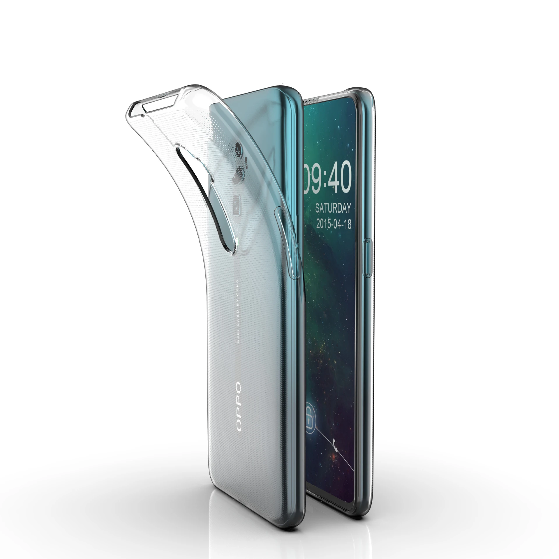 Ultra-Thin Slim Fit Clear Soft TPU Gel Transparent Flexible Cover For OPPO Reno 10X Zoom