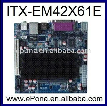 Горячая ядерным процессором Intel ATOM D425 промышленного мини-itx материнская плата