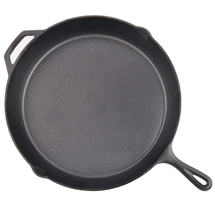 Cast Iron Fry Pan with Long Handle Cast Iron Skillet