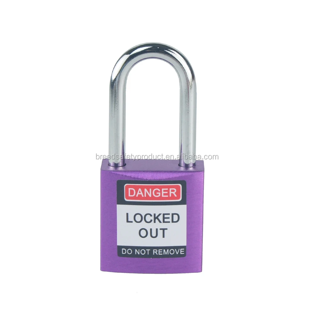 38mm Metal Locks Aluminum Safety Padlock Multi Colors with Master Key