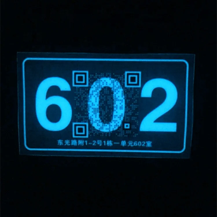 Wholesale Various Designs Accepted Glow Sign Board for Room Number and Street Number