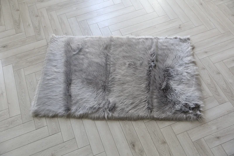 China Factory Directly Sale Faux Fur Rectangle Carpets