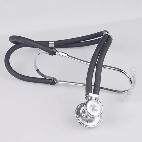 SW-ST03A dual tube name tag medical cardiology wholesale Deluxe dual head stethoscope
