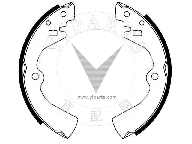 K1170 brake shoe for Hyundai Nissan