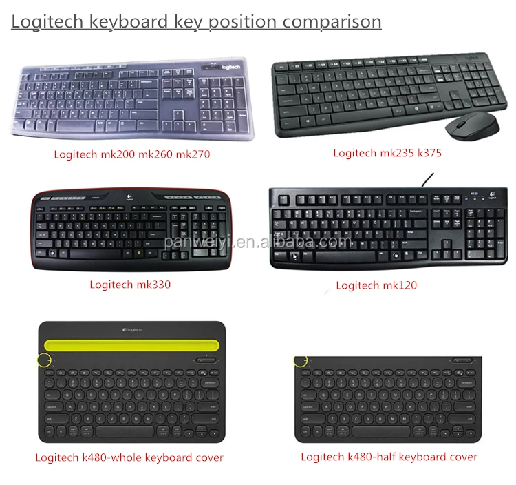 
Keyboard cover protector skin for logitech k480 